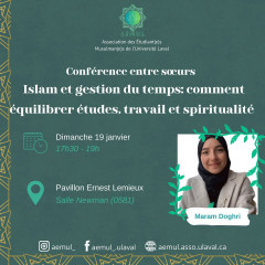 Conférence entre sœurs : Islam et gestion du temps